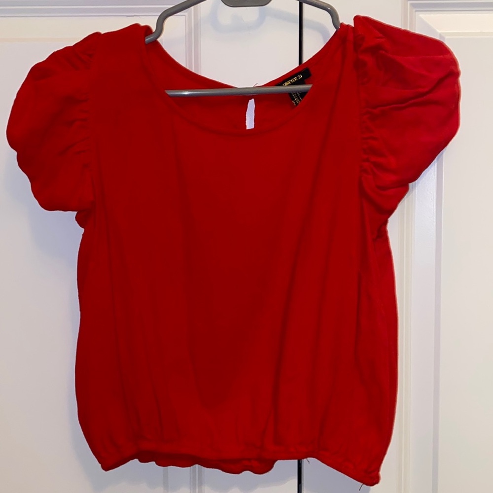 Forever 21 red blouse